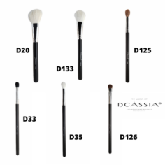 KIT 6 PINCEIS ROSTO E OLHO DCASSIAMAKEUP