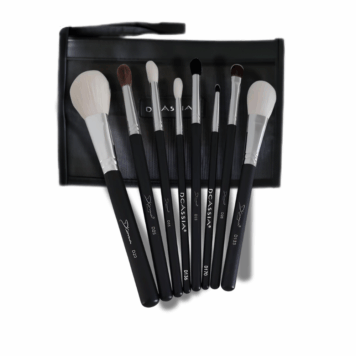 KIT 8 Pinceis + Nécessaires DCASSIA