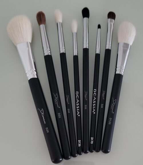 KIT 8 Pinceis + Nécessaires DCASSIA